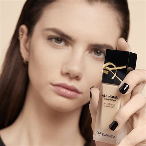 yves saint laurent all hours foundation luminous matte|ysl foundation shade finder.